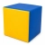 Kostka piankowa Atlas 50x50x50 cm ze skaju