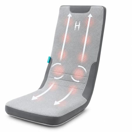 HoMedics FLEX MCS-512H szara mata Shiatsu z grafiką masażu