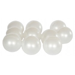 Plastikowe kulki do kojca, baseniku - perłowe