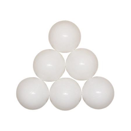 Plastikowe kulki 6cm, wrzos pudrowy róż,szary, biały