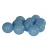 Piłeczki białe+baby blue, zestaw 100szt 7cm