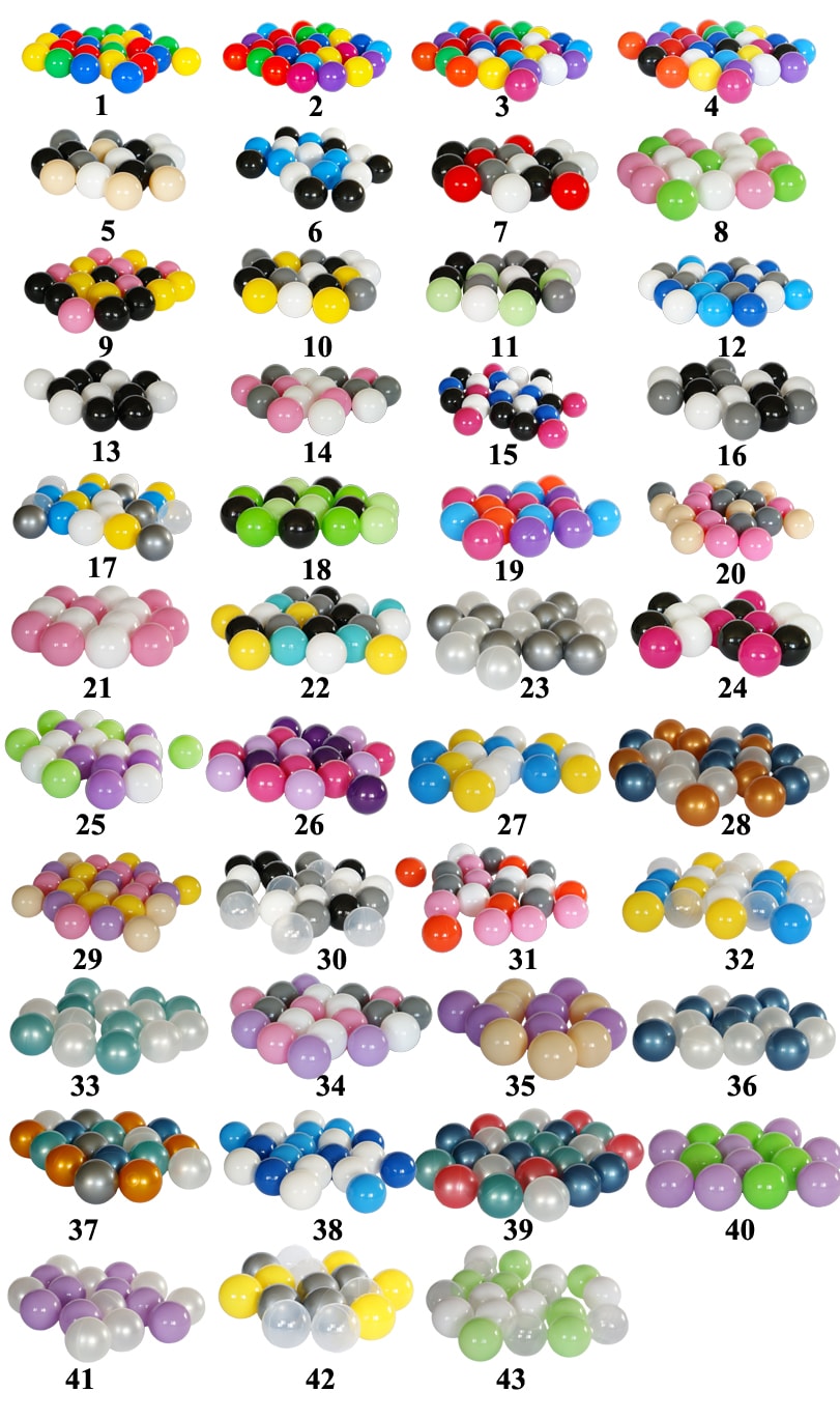 kolorowe piłeczki - proponowane zestawy SaleNET
