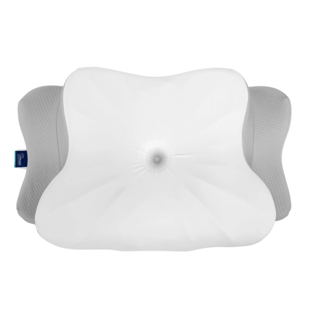 Profil bocznych wycięć w poduszce Sleep Buddy do maski CPAP