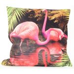 Poszewka na poduszkę 40x40 cm z nadrukiem fotograficznym - Flamingi