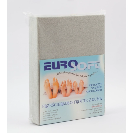 Prześcieradło frotte na topper 130x200 cm – gotowy efekt usługi szycia, opakowanie produktu