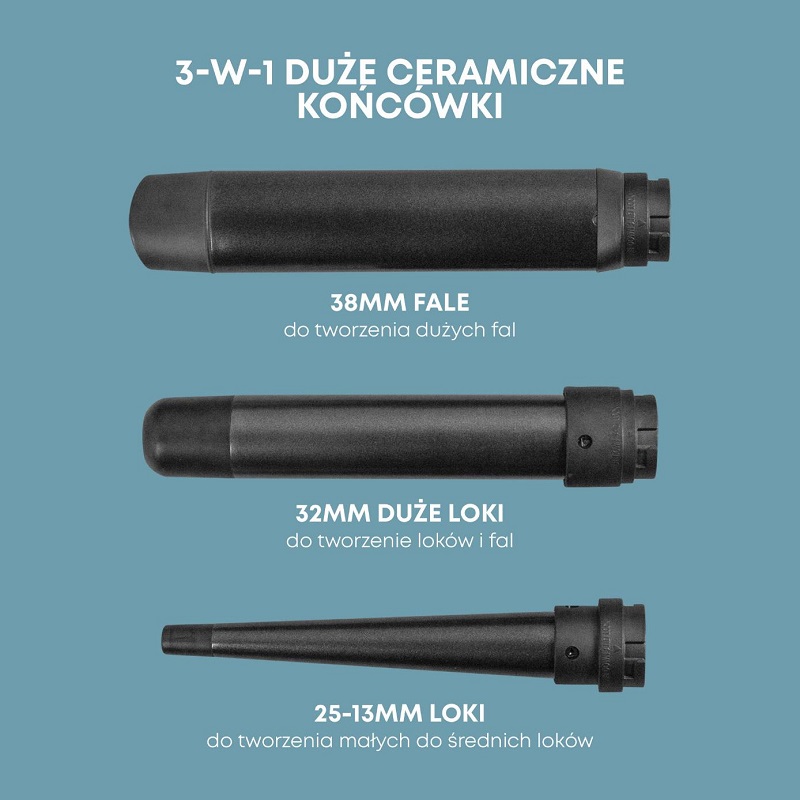 Końcówki do lokówki WD-1500