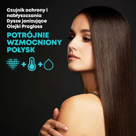 Prostownica do włosów z dużymi płytkami i jonizacją reVamp ST-1800