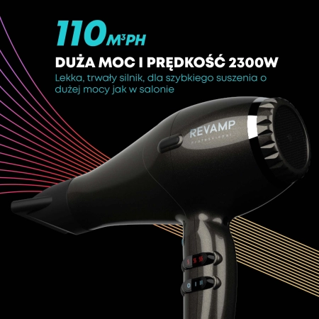 Suszarka jonowa reVamp DR-3950 ultralekka