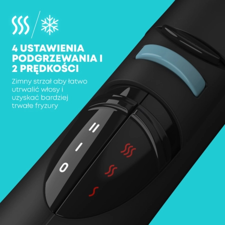 Suszarka jonowa reVamp z wymiennymi końcówkami DR-1250A