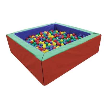 Suchy Basen PlayForms 200x200x60 cm - Bezpieczny Plac Zabaw z Pianki (Bez Piłek)