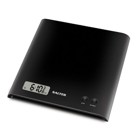 Czarna elektroniczna waga kuchenna Salter 3 kg / 1 g z funkcją tarowania