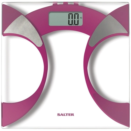 Waga z analizatorem BMI Salter 9141 purpurowa
