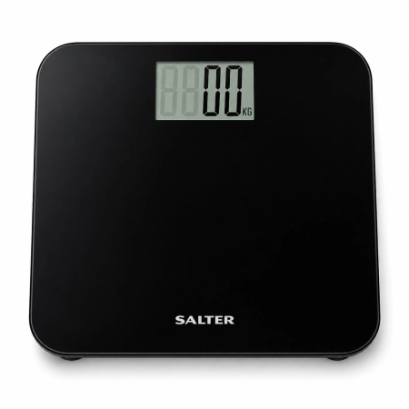 Elektroniczna waga łazienkowa Salter 9049 BK3R 250 kg na białym tle